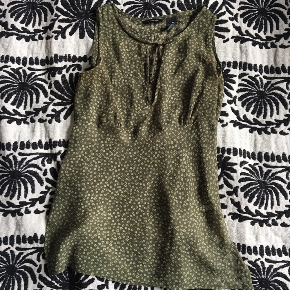 Sheer keyhole blouse
